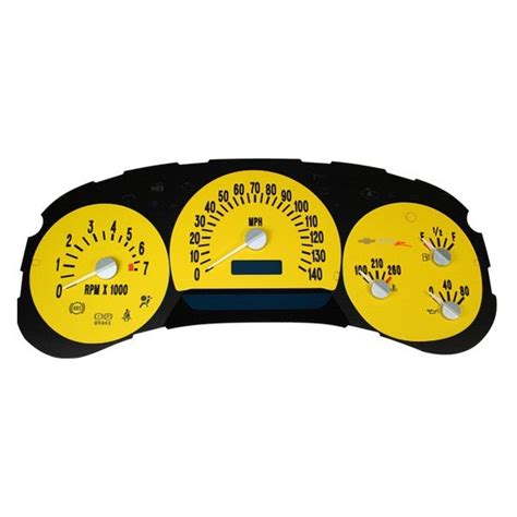 US Speedo® - Chevy SSR GAS 2003-2004 Daytona Edition Gauge Face Kit