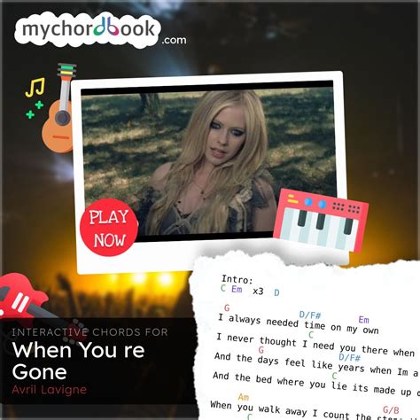 Avril Lavigne - When You re Gone Chords