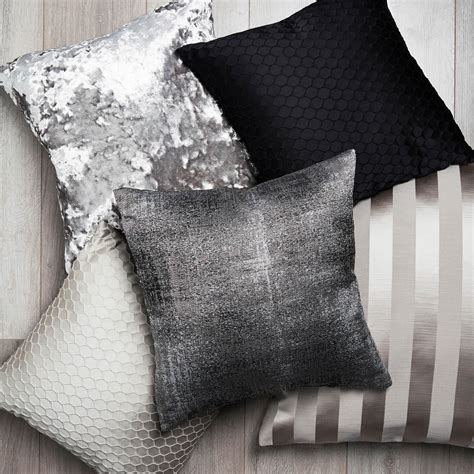 Dunelm Merlin Cushion Cover | Cushions on sofa, Silver cushions, Cushions