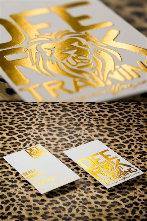 Foil Business Cards - Custom Designs and Foil Printing | Gold foil business cards, Foil business ...