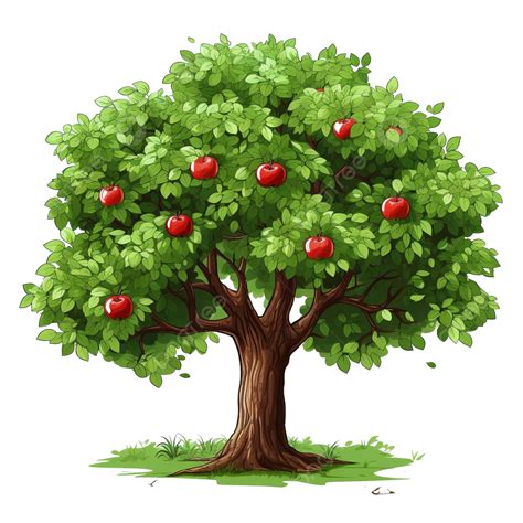 Big Apple Tree Free Illustration, Apple, Tree, Nature PNG Transparent ...