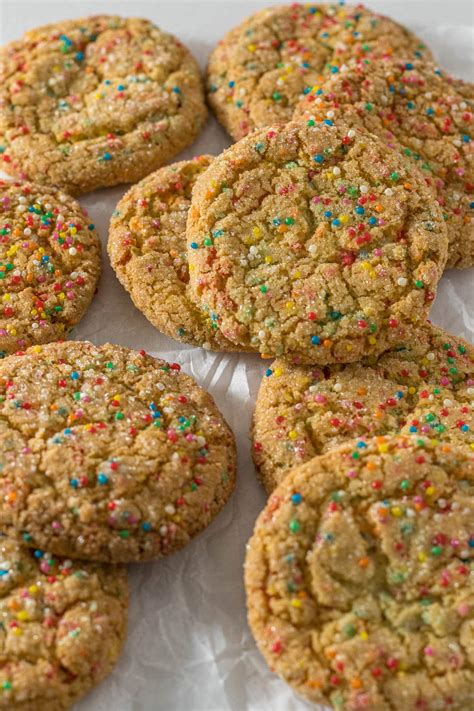 Sugar Cookies with Sprinkles - Salty Ginger