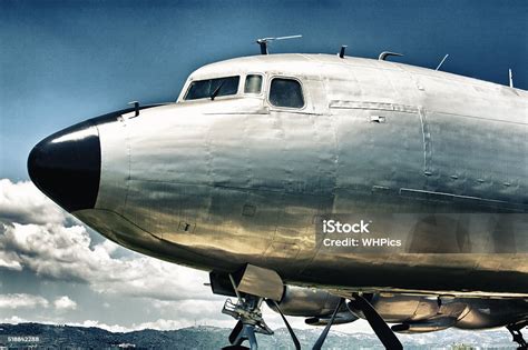 Douglas Dc7 Cockpit Vintage Filtered Stock Photo - Download Image Now - Air Vehicle, Airplane ...