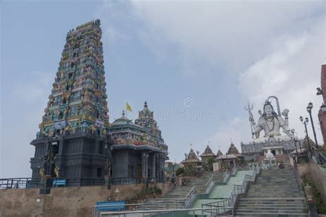 Shiva Temple Based on South Indian Architecture at Namchi,Sikkim,India Stock Image - Image of ...