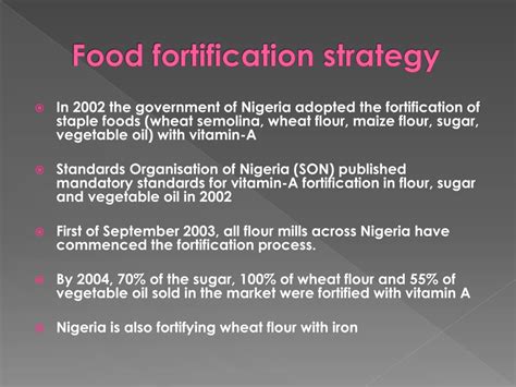 PPT - Food fortification PowerPoint Presentation, free download - ID:2970229