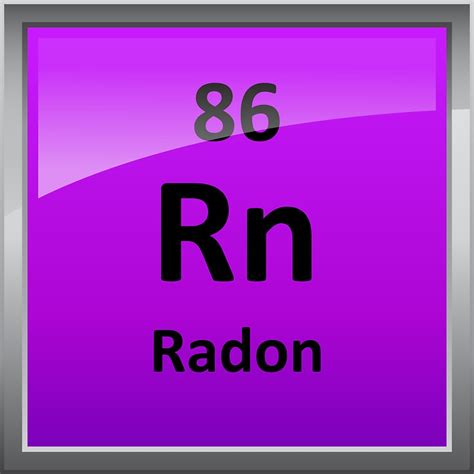 "Radon Periodic Table Element Symbol" Stickers by sciencenotes | Redbubble