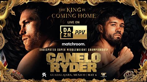 Official: Canelo vs Ryder in Guadalajara on Cinco de Mayo weekend l...