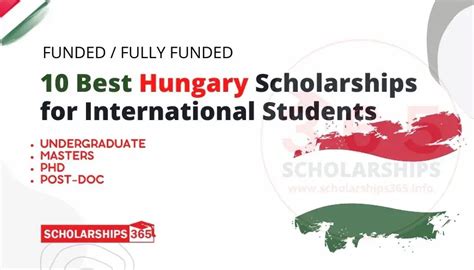 10 Best Hungary Scholarships 2023-2024 | Hungary Universities | Study in Hungary