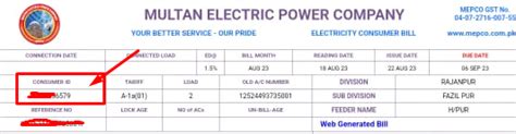 Mepco Bill Online Check 2024 - Download Duplicate bill