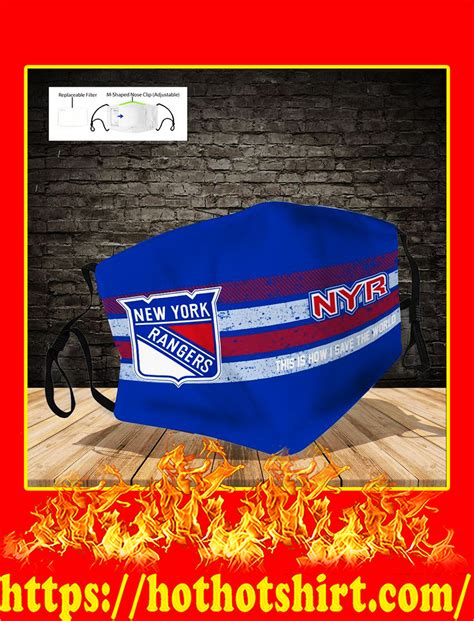 © New York Rangers face mask