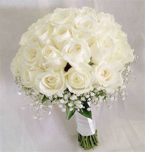 Bridal Bouquet Nairobi | White Roses Wedding Bouquet - Gifts and ...