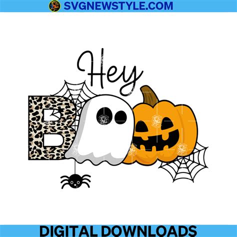 Hey Boo Halloween Png, Cute Halloween Png, Cute Teacher Halloween Png ...