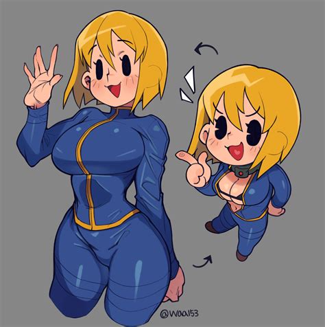 vault girl (fallout and 1 more) drawn by waa153 | Danbooru