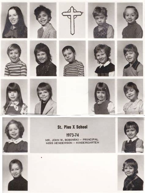 St. Pius X Elementary - Kindergarten Class - 1971/72