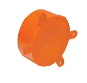 Orange Disposable Lid With Lugs