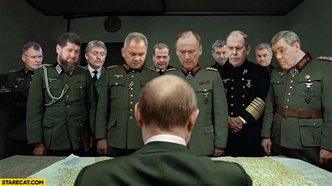 Putin like hitler in downfall movie photoshopped | StareCat.com