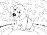 Kolorowanki Słodki pies  Darmowe kolorowanki Do Wydruku sketch template