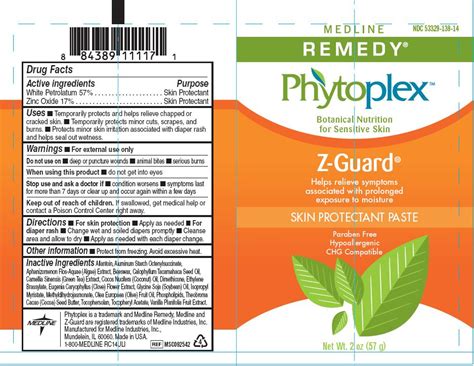 Remedy Phytoplex Z-Guard (paste) Medline Industries Inc.