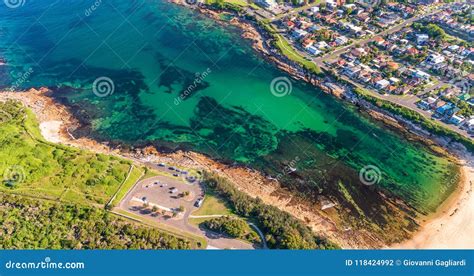 Aerial View of Malabar Beach, Sydney, Australia Stock Photo - Image of ...