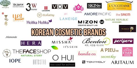 Korean Cosmetic Brands – big list for you! | Dreamy Face | Corea
