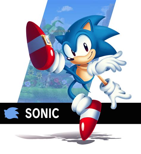 Sonic SSBU Pose by GreenShell123 on Newgrounds