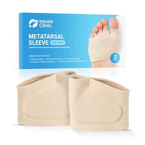 Buy Metatarsal Pads by Insole Clinic® Metatarsalgia Mortons Neuroma Sesamoiditis Pain Ball of ...