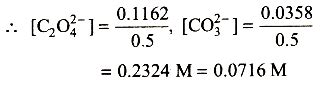 The solubility product of Ag2C2O4 at 25°C is 1.29 x 10^-11 mol^3L^-3. A ...