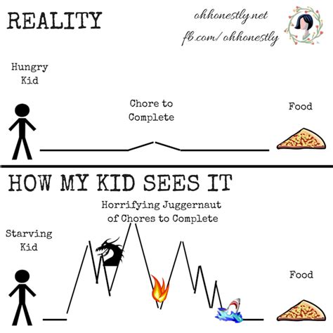 Meme Monday: Chores- Perception vs Reality