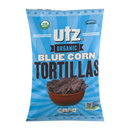 UPC 041780013170 - Utz Blue Corn Organic Tortilla Chips 9 Oz (Pack of 8) | upcitemdb.com