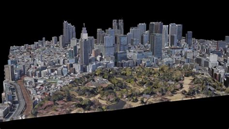 Tokyo City Map 3D model | CGTrader