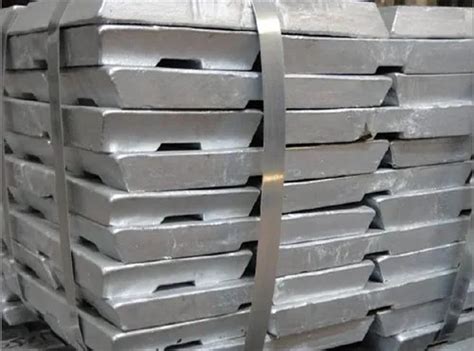 Silver Rectangular Shape Zinc Ingot For Construction Use at Best Price ...