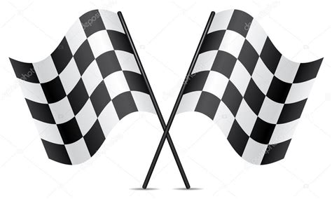 Vector racing flags — Stock Vector © dmstudio #8877107