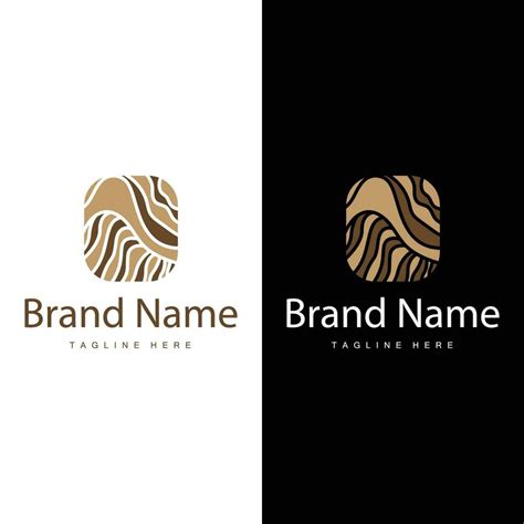 Tree Bark Logo Design Vector Simple Wood Texture Bark Illustration Symbol 35267949 Vector Art at ...