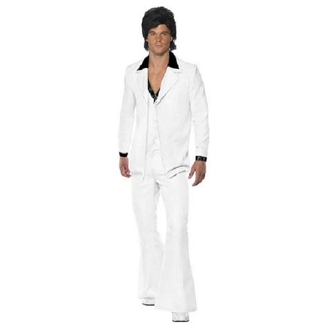 1970s John Travolta White Disco Suit