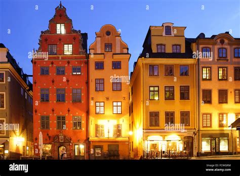 Gamla stan at night hi-res stock photography and images - Alamy