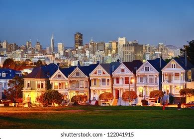 Painted Ladies San Francisco California Sit Stock Photo (Edit Now ...