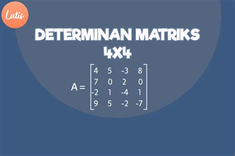 Determinan Matriks 3X3 Kalkulator