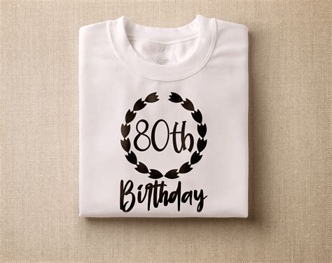 80th Birthday SVG Bundle 6 Designs 80 and Fabulous SVG It - Etsy