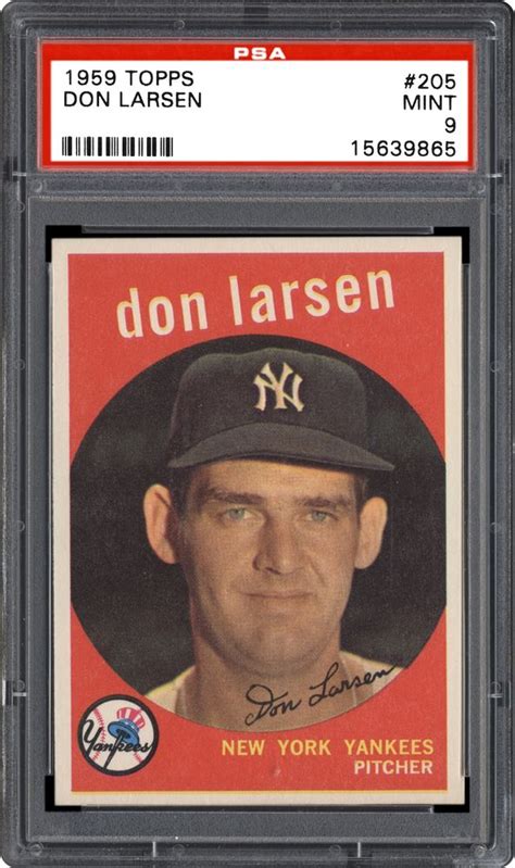 1959 Topps Don Larsen | PSA CardFacts®