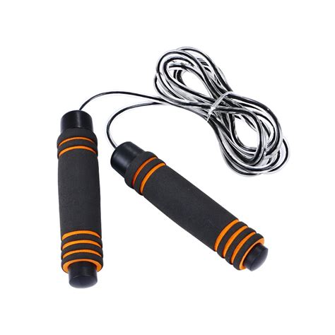 Jump Rope Home Gym CrossFit Equipment Speed Rope Length Adjustable Metal Bearing Skipping Rope ...