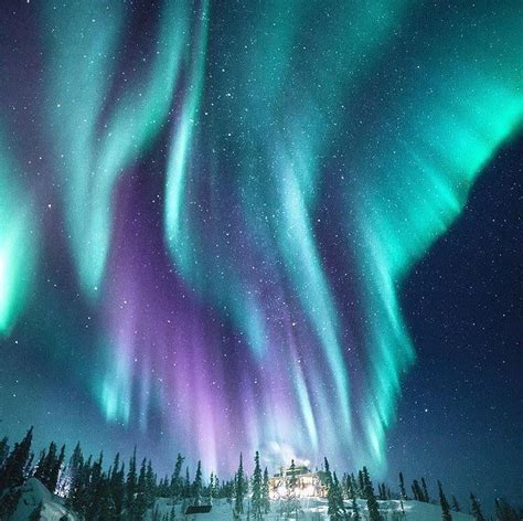 Northern Lights Yellowknife, Northwest Territories, Canada #ourplanetdaily | Northern lights ...