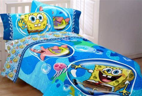 Sponge Bob Bubble Surprise Twin/Full Comforter From Nickelodeon Toddler Bedroom Sets, Toddler ...