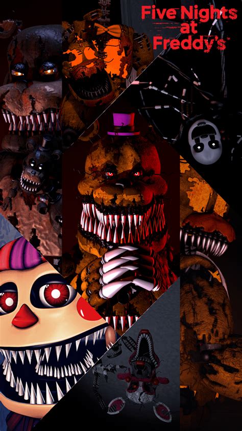 Five Nights at Freddy's 4 Halloween Poster : r/fivenightsatfreddys