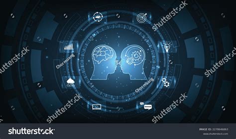 Human Chat Ai Artificial Intelligence Ai Stock Vector (Royalty Free ...