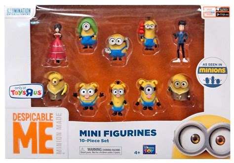 Despicable Me Minions Movie Mini Figurines Exclusive 2 10-Piece Set With Scarlet Overkill Think ...