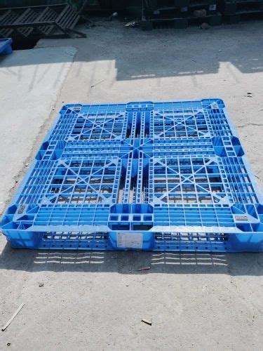 Used Blue Plastic Pallets, 1050X1050X120 at Rs 850 in Dadri | ID ...