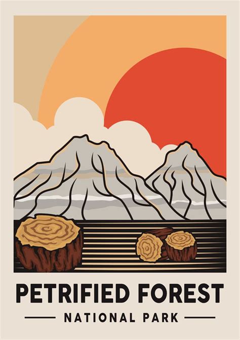 Petrified Forest National Park Poster | Petrified forest national park ...