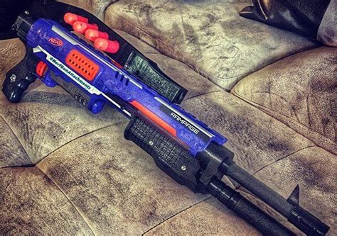 Nerf Shotgun Mod: Nerf Rampage Spas 12 | BLEENGA