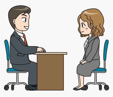 Standing,human Behavior,business - Clip Art Job Interview, HD Png ...