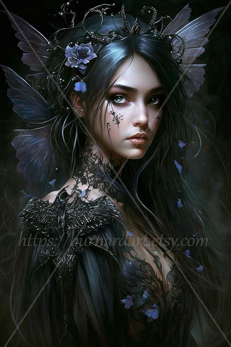 Gothic Fantasy Art, Gothic Fairy, Fantasy Fairy, Fantasy Art Women, Beautiful Fantasy Art, Witch ...